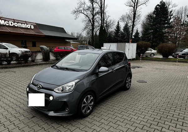 Hyundai i10 cena 34900 przebieg: 77600, rok produkcji 2017 z Koluszki małe 121